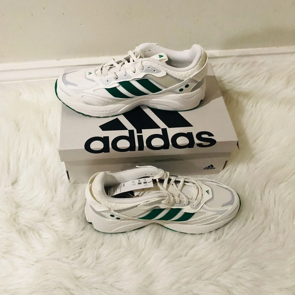 Adidas Spiritain 2000 Mens 8.5 Womens 9.5 White Green Running Shoes GZ9582‎ NEW